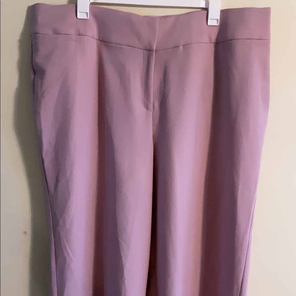 Plus size business casual/ dress pants lilac/lavender color
